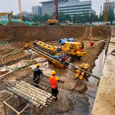 Travaux de soutènement