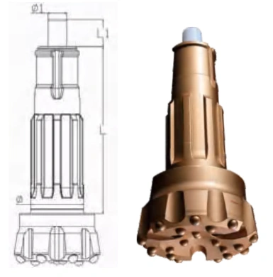 Taillants DTH avec jupe