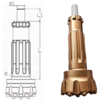 Taillants DTH avec jupe